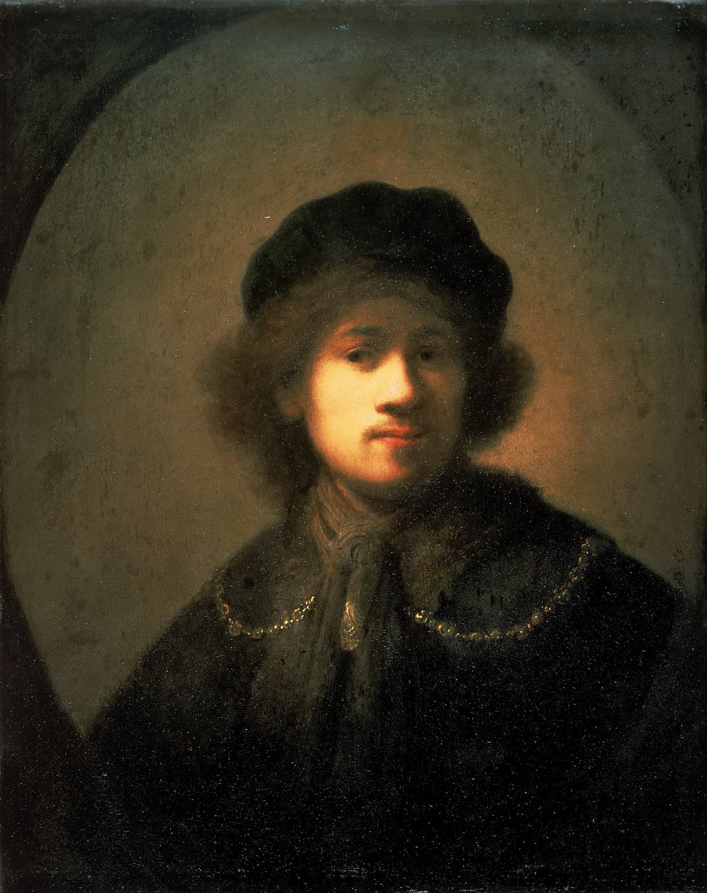 Portrét umělce jako mladého muže od Rembrandt van Rijn