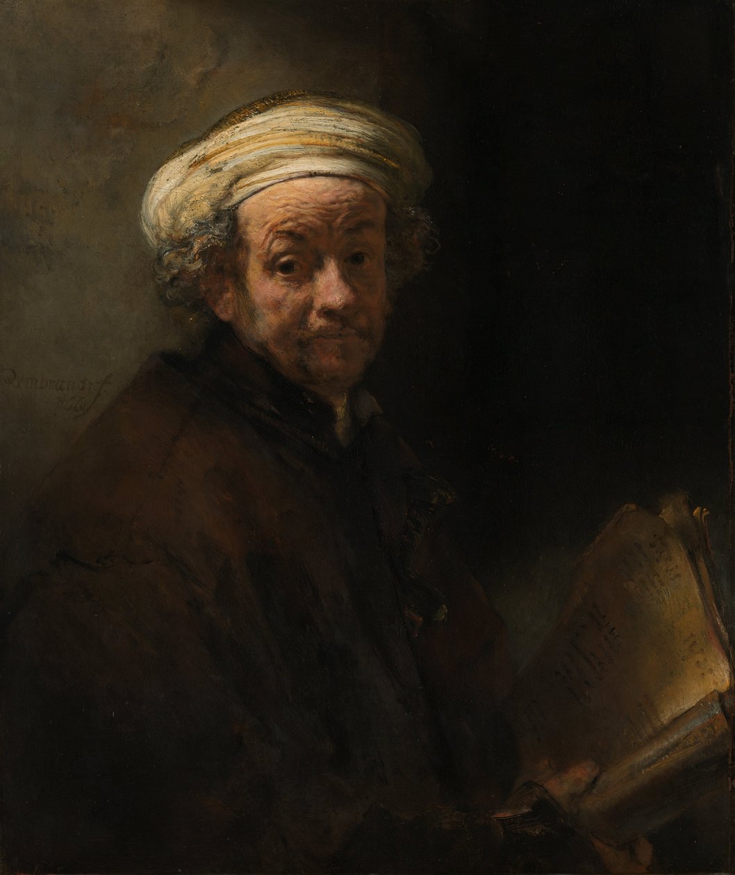 Autoportrét jako apoštol Pavel od Rembrandt van Rijn