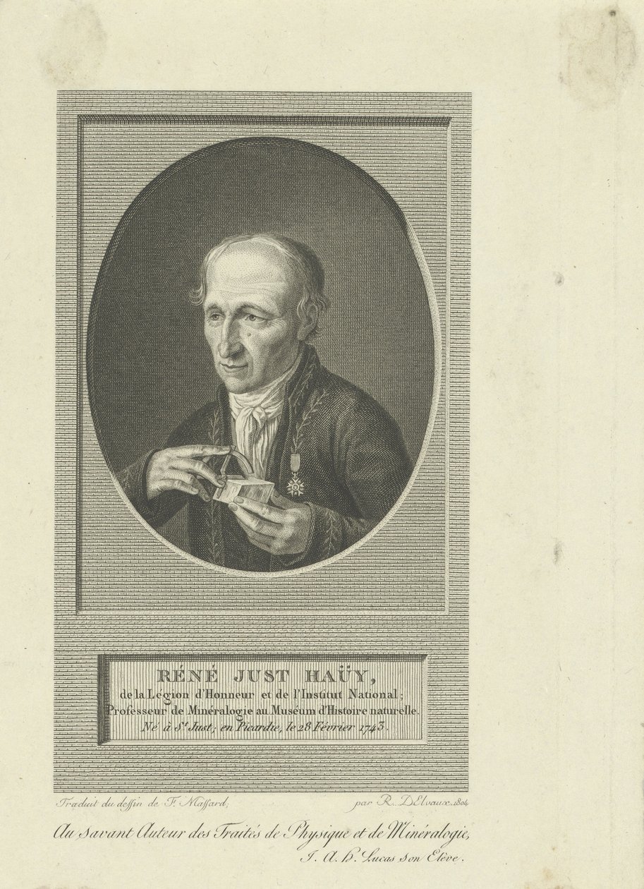 Portrét René-Just Haüy 1743-1822, 1804. od Remi Henri Joseph Delvaux