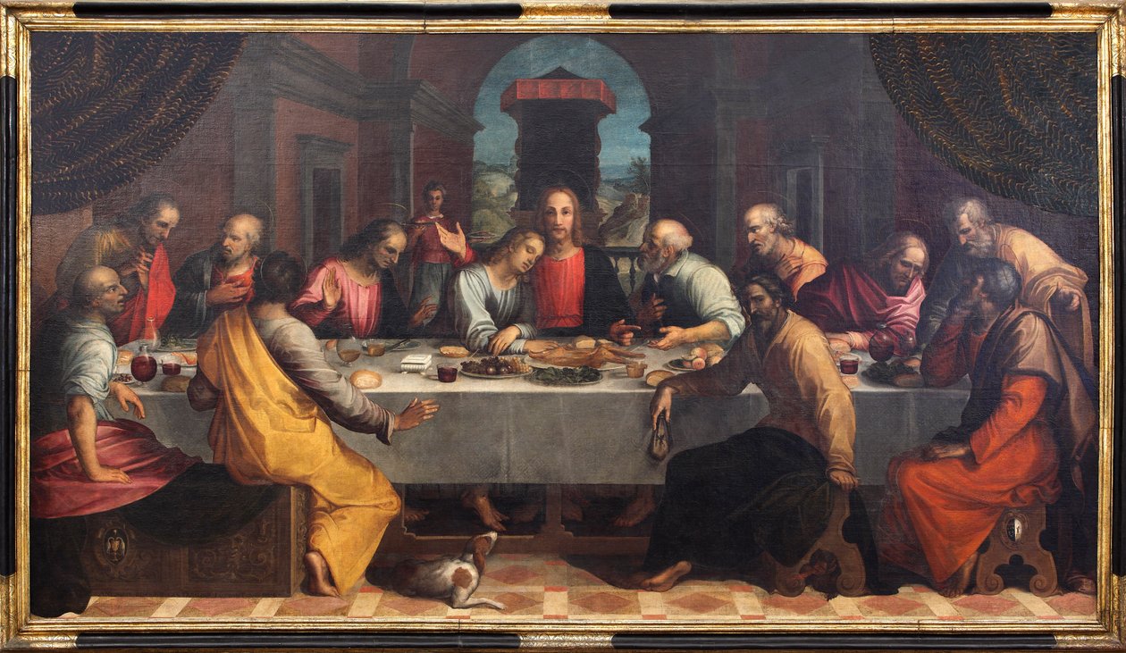 Poslední večeře, 1604. od Remigio Cantagallina