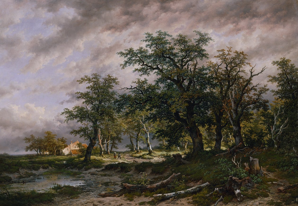 Velká holandská krajina od Remigius Adrianus van Haanen