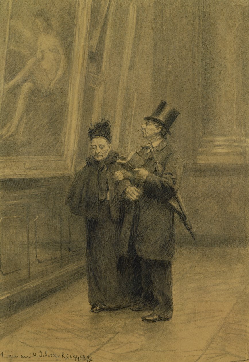 Prohlídka muzea, 1897 od Remy Cogghe