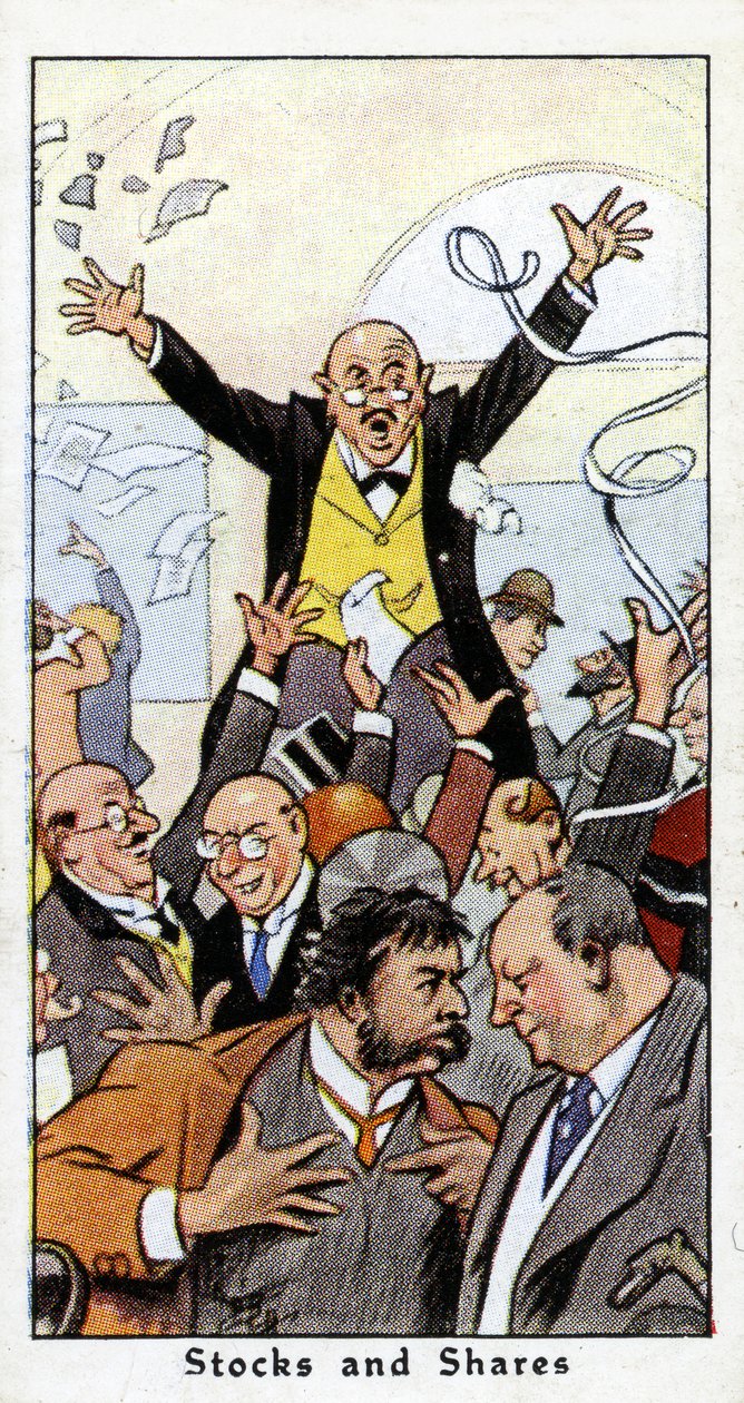 Akcie a akcie, 1936 (viz také 498225) od René Bull