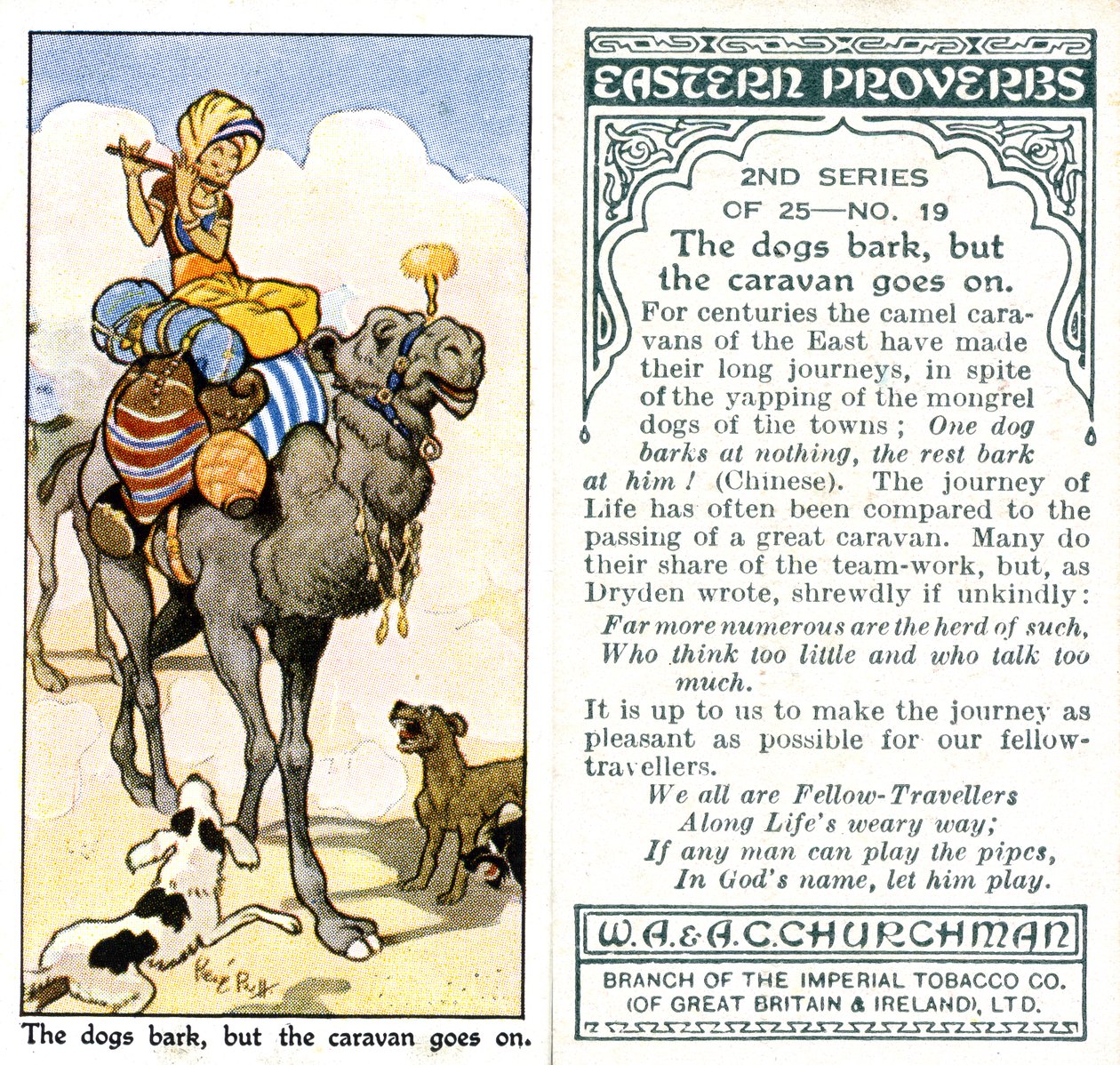 Psi štěkají, ale karavana jde dál, 1932 od René Bull