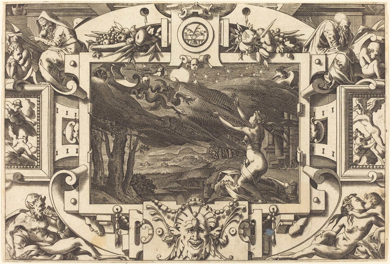 Zaklínadlo Medea od René Boyvin after Leonard Thiry