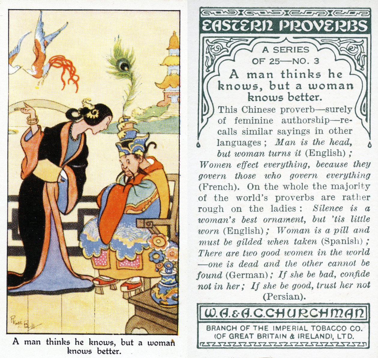 Muž si myslí, že ví, ale žena ví lépe, 1931 (viz také 488210) od René Bull