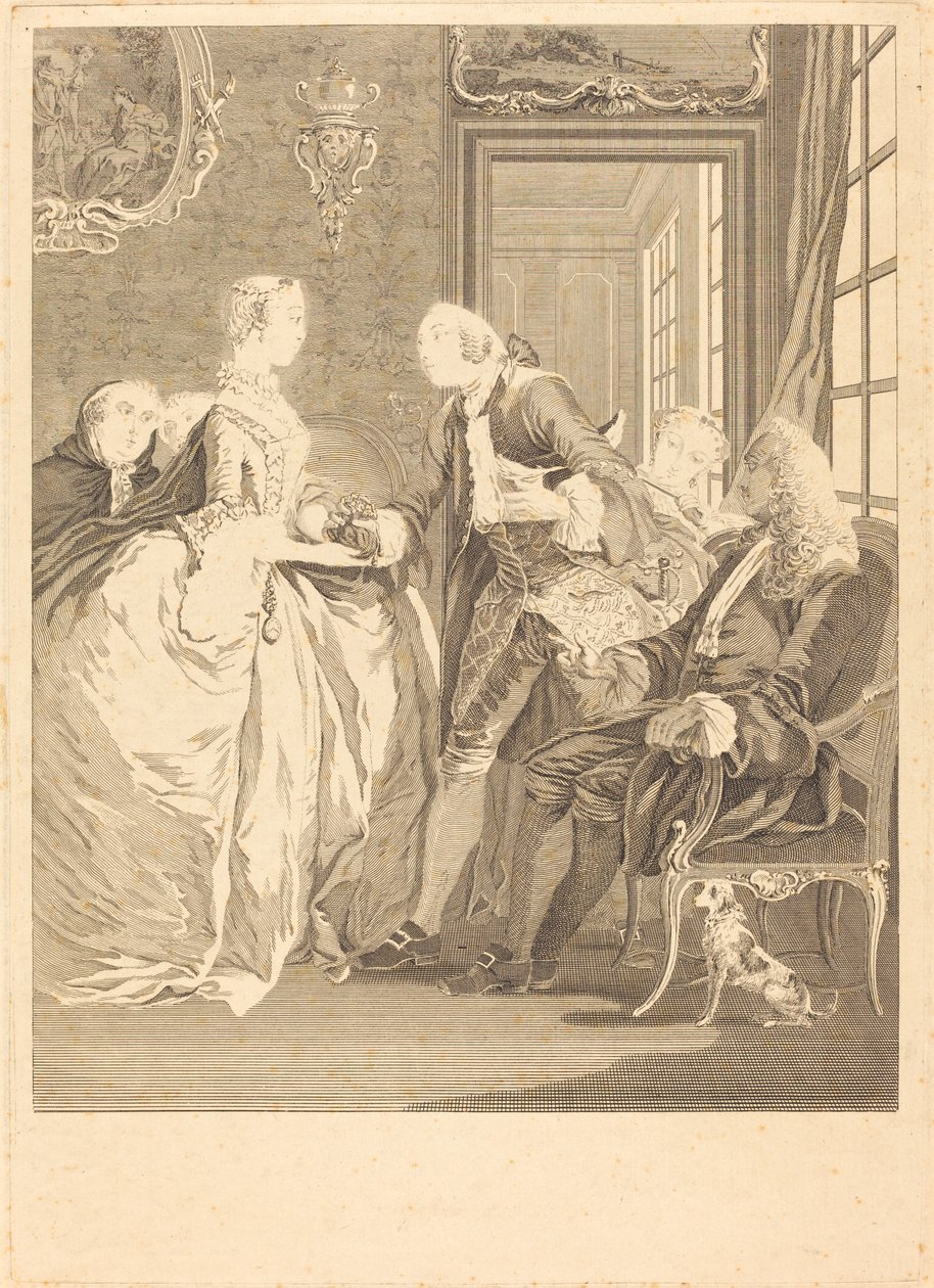 Manželská dohoda od René Gaillard after Charles Eisen
