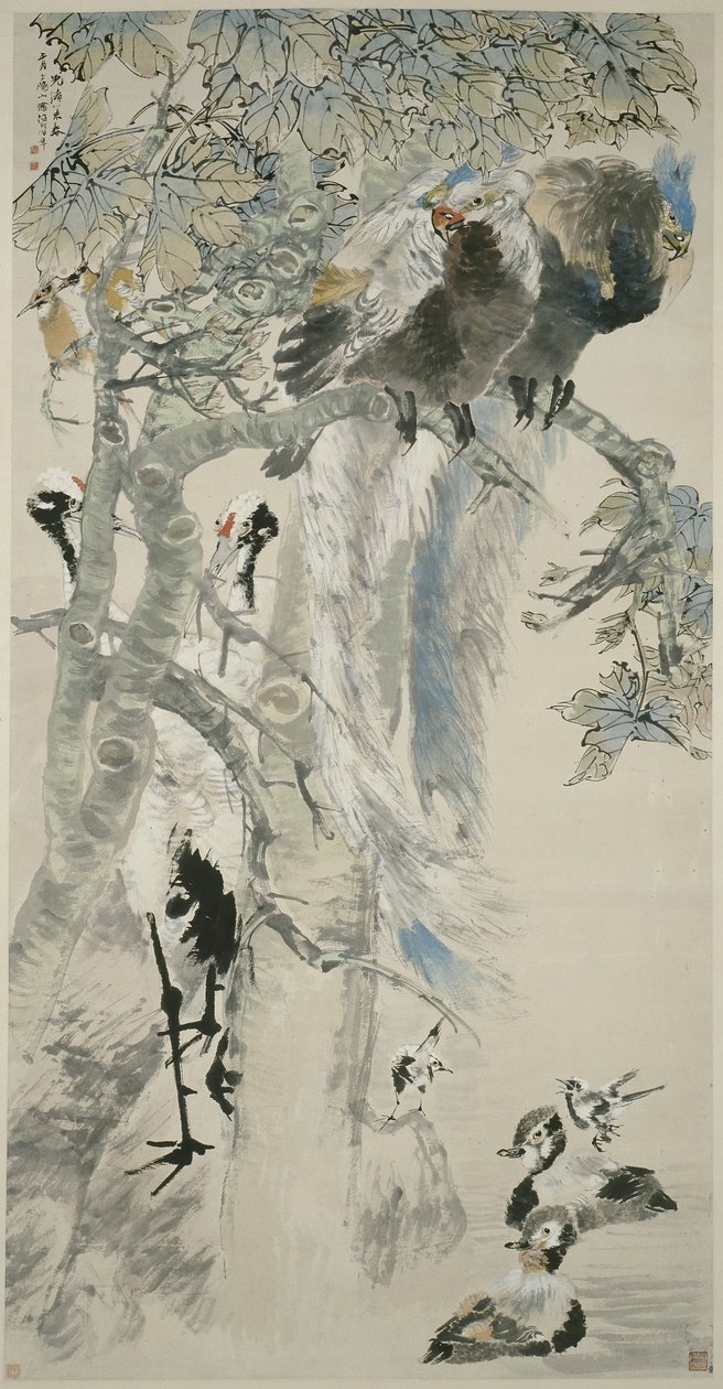 Pět ctností, dynastie Čching, 1895 od Ren Yi