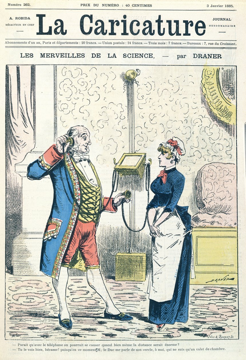Telefon, ilustrace z 