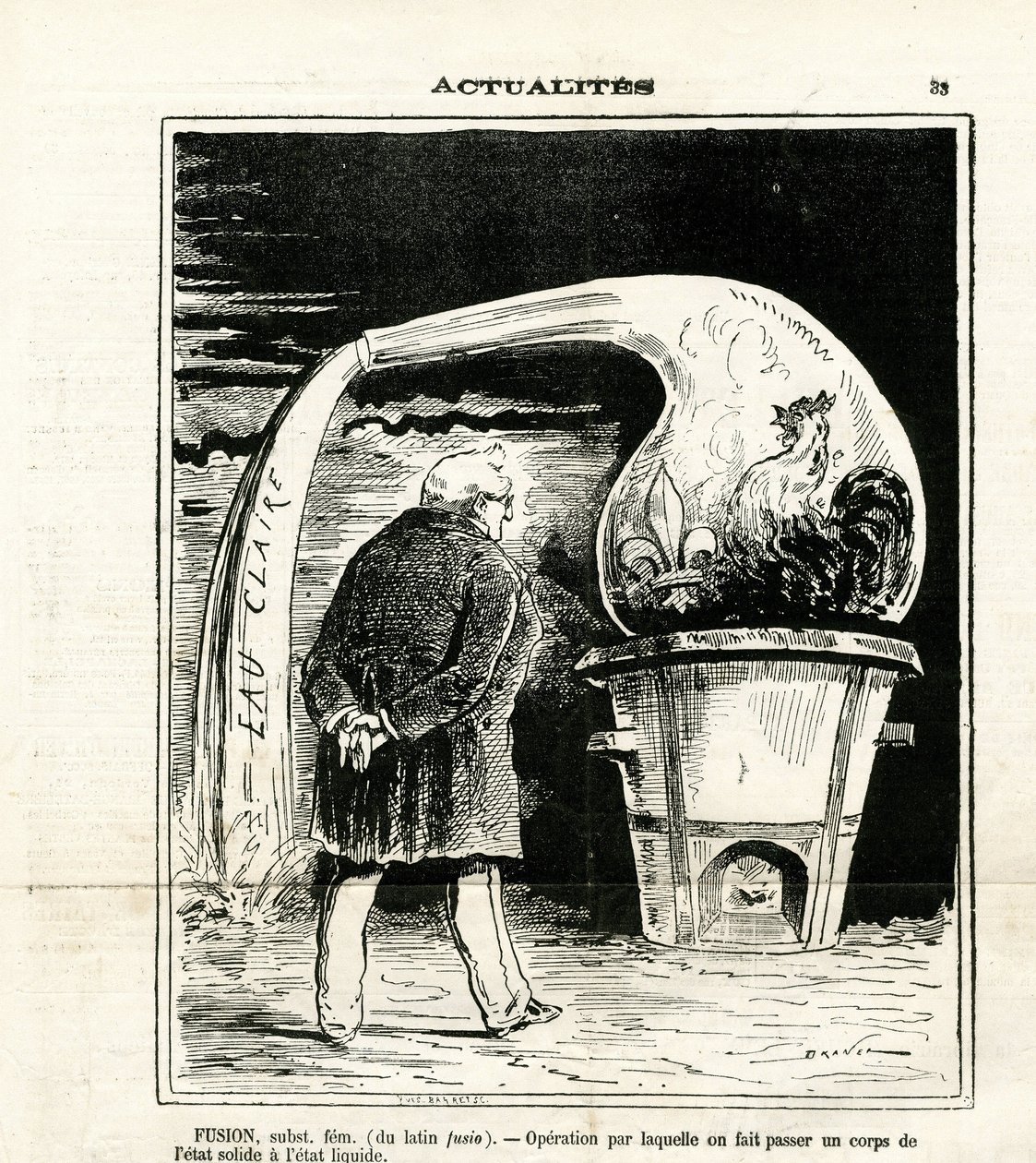 Ilustrace Jules Renard Draner (1833-1926) v Le Charivari od Renard Jules Draner