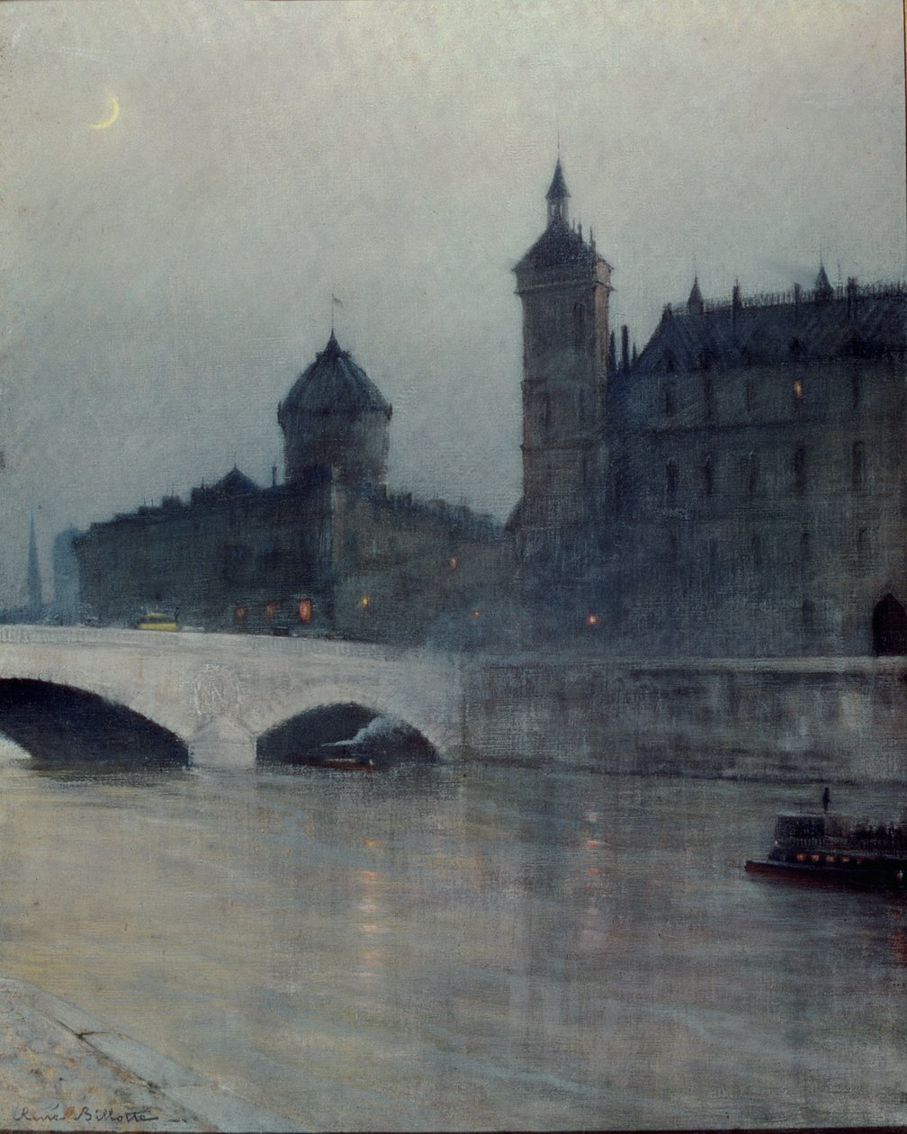 Seina a Conciergerie od Rene Billotte