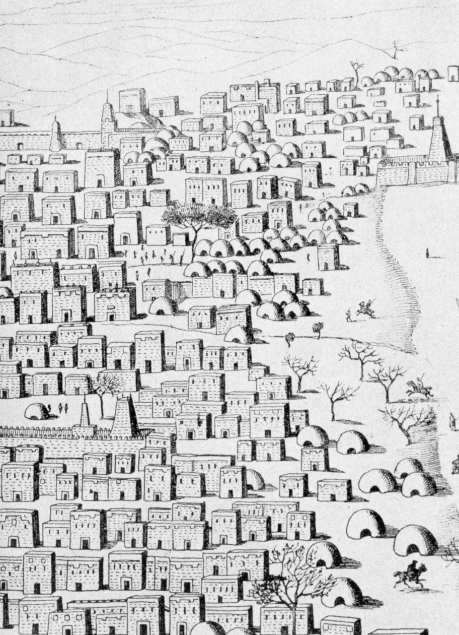 Timbuktu um 1830 od Rene Caillie