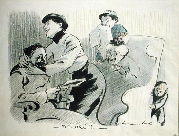 Decore! (pero a inkoust a tužka na papíře) od Rene George Hermann Paul
