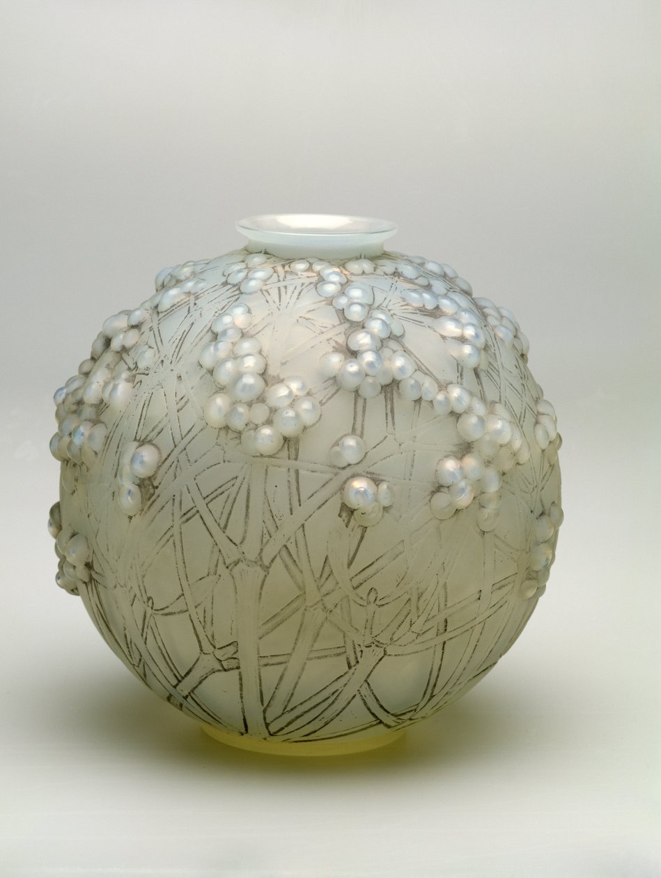 Druidská váza, 1924 (foukané sklo) od Rene Jules Lalique