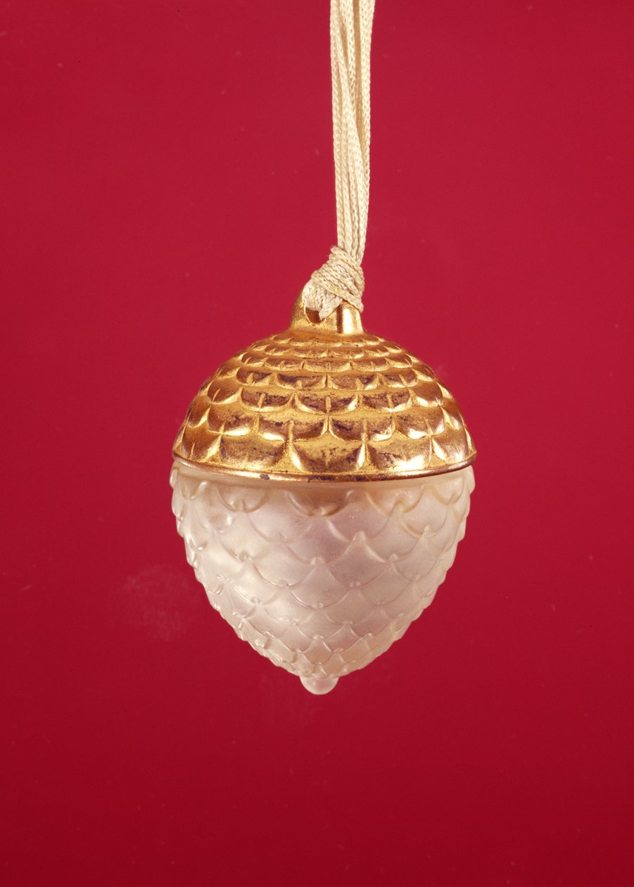 Replikovaný flakonek, nošený jako přívěsek Lalique, kolem roku 1902 od Rene Jules Lalique