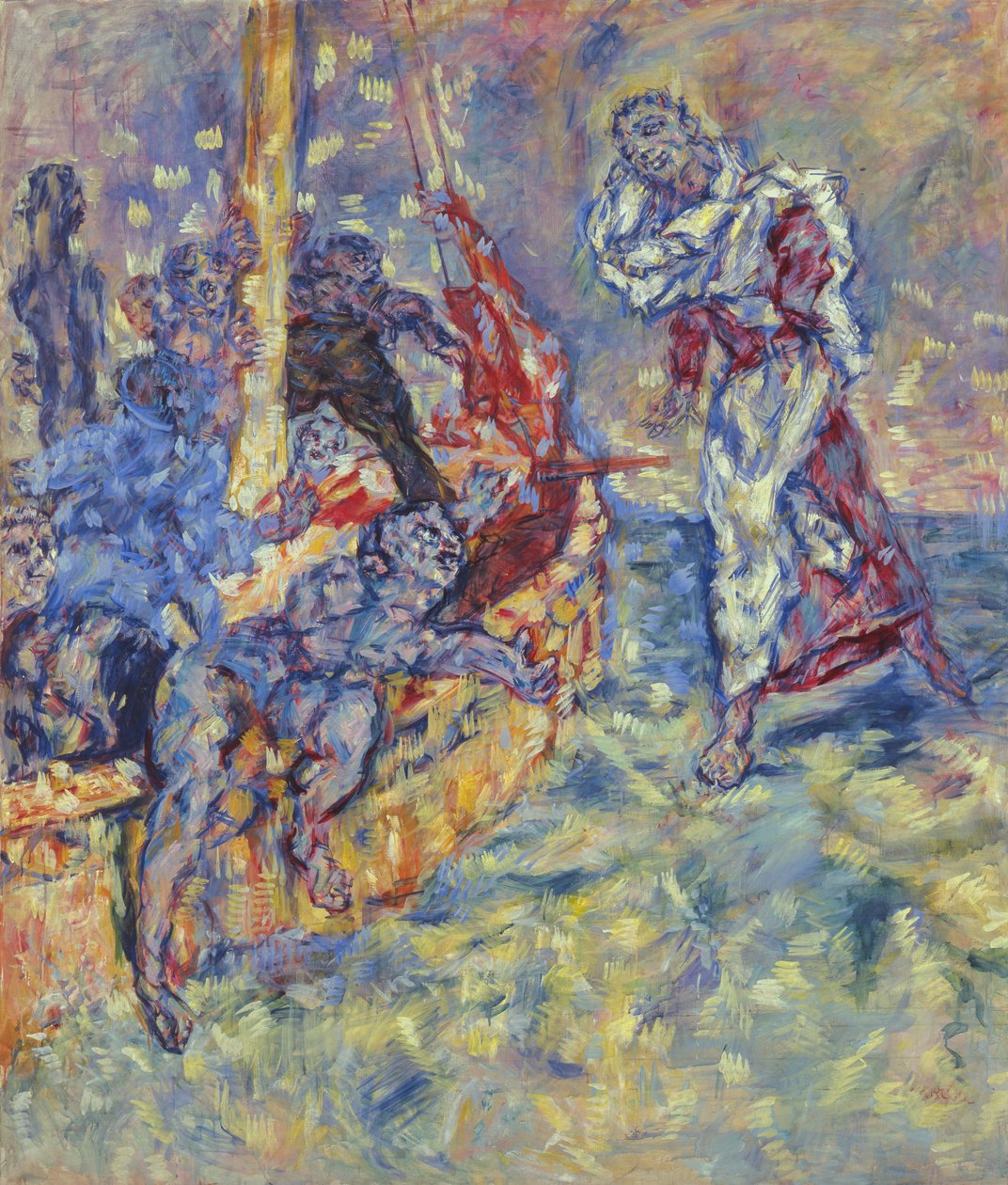 Ježíš na Galilejském jezeře, 1936 od Rene Morere