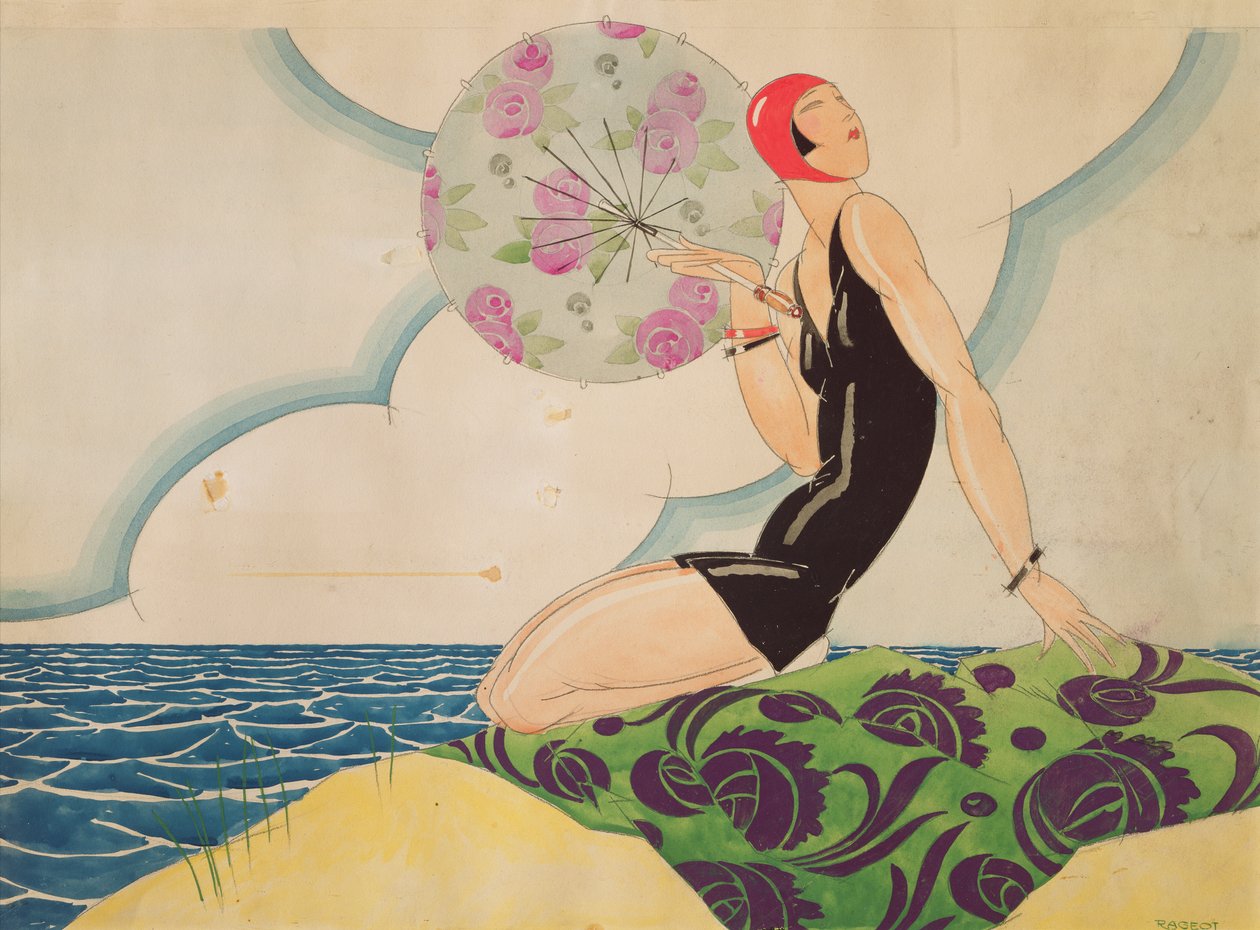Bather, kolem roku 1925 od Rene Vincent