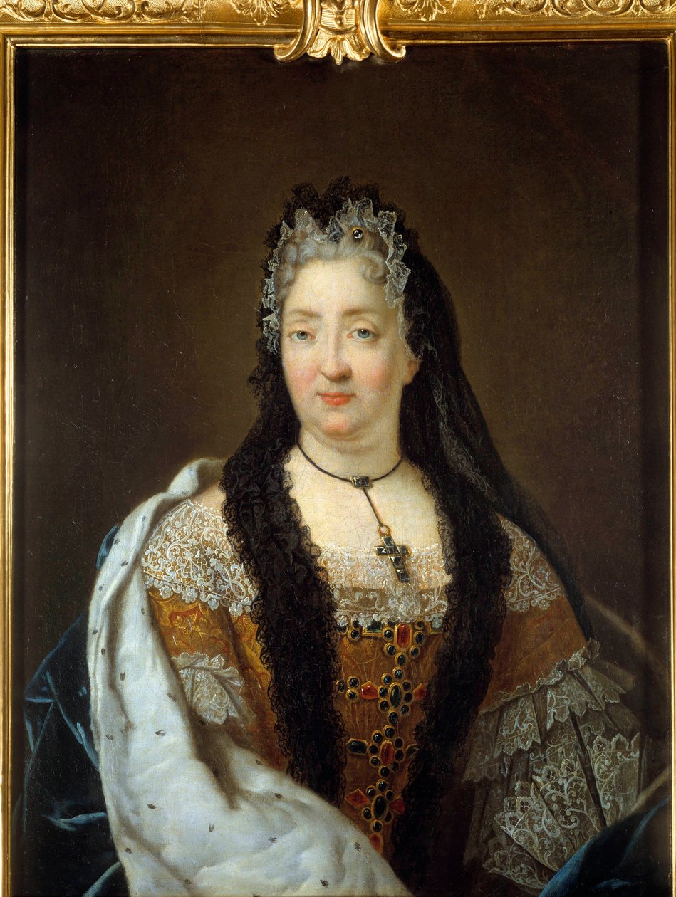 Portrét Anny Marie de La Tremoille, princezny z Ursinů (1642-1722) Obraz připisovaný Rene Antoine Houasse (1645-1710) od René Antoine Houasse