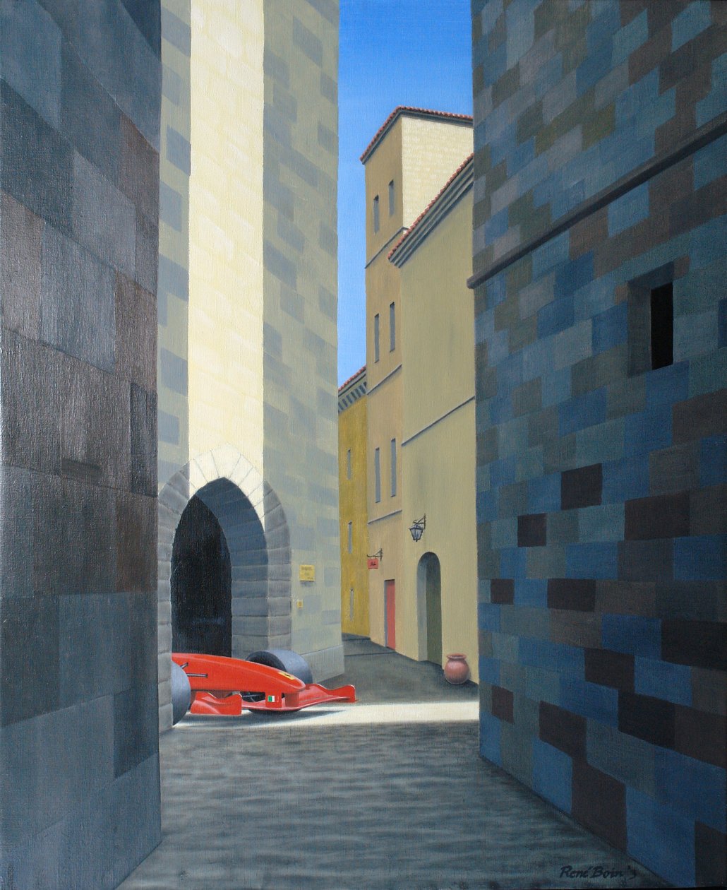 Ital, 2003, olej na plátně od Rene Boin