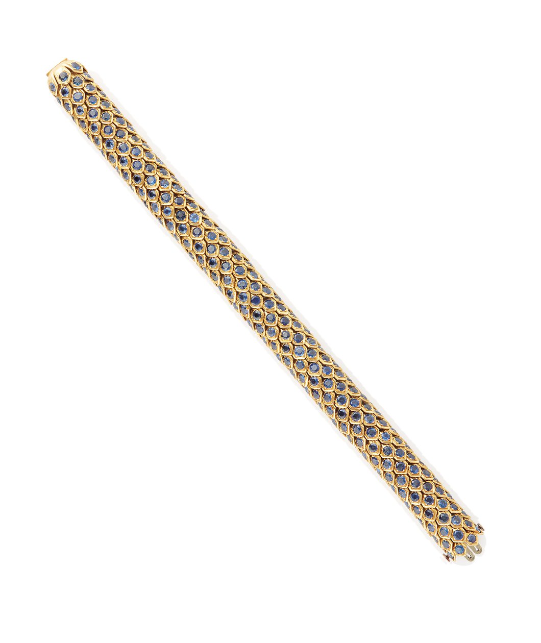 Jeden ze tří náramků "Honeycomb". od Rene Boivin