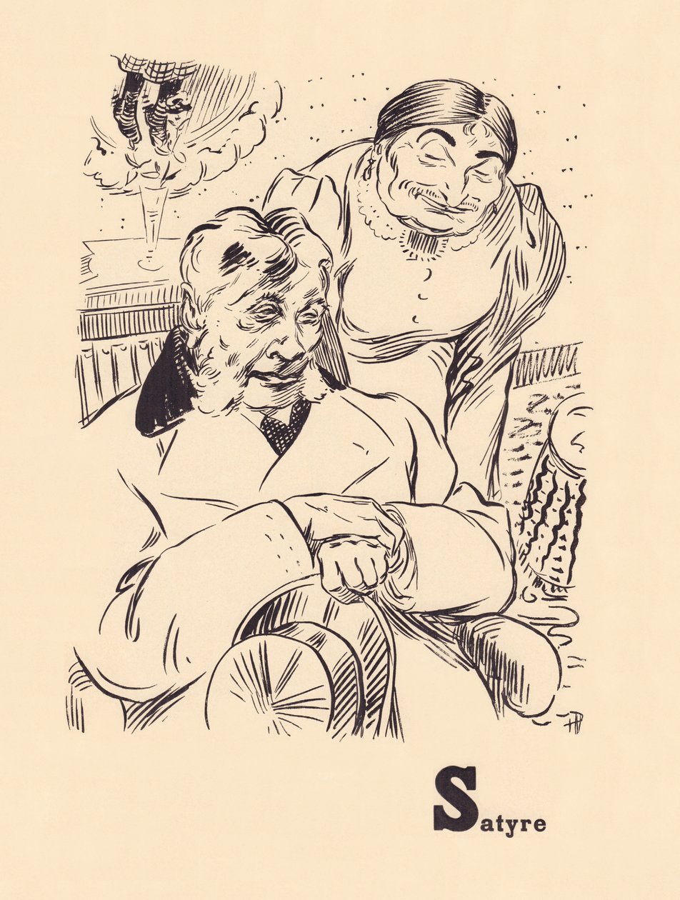 S jako Satyr od Rene George Hermann Paul