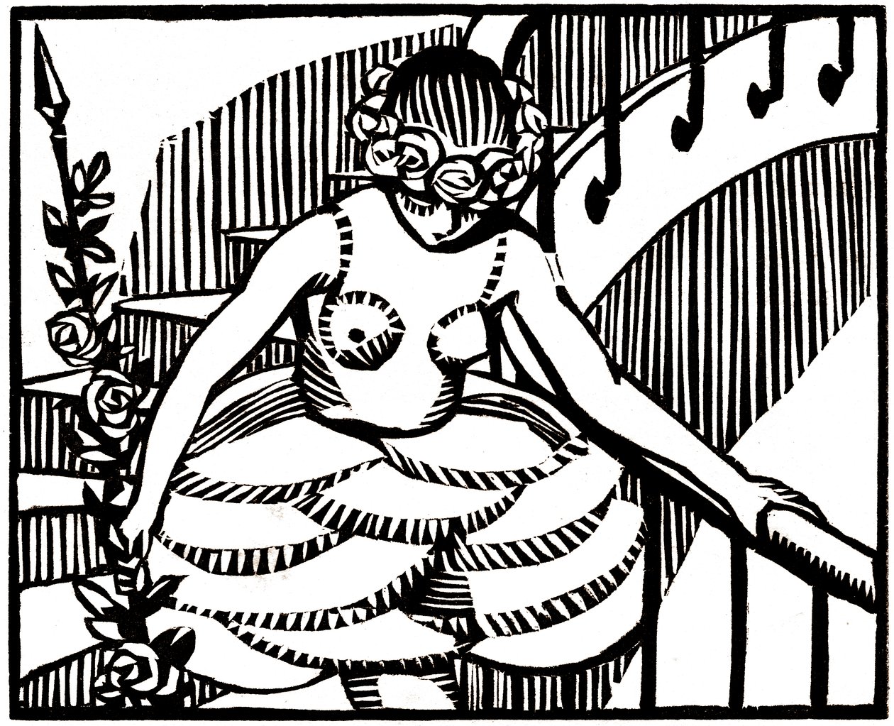 Ilustrace pro "Mitsou" od Colette od Rene George Hermann Paul