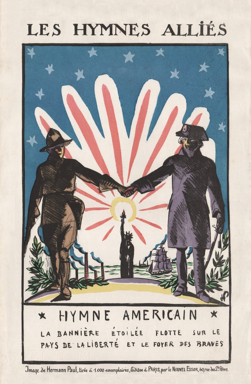 Spojenecké hymny, 1917 od Rene George Hermann Paul