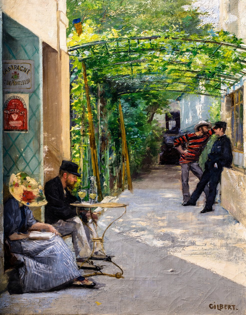 Hotel-Restaurant Fournaise od Rene Joseph Gilbert