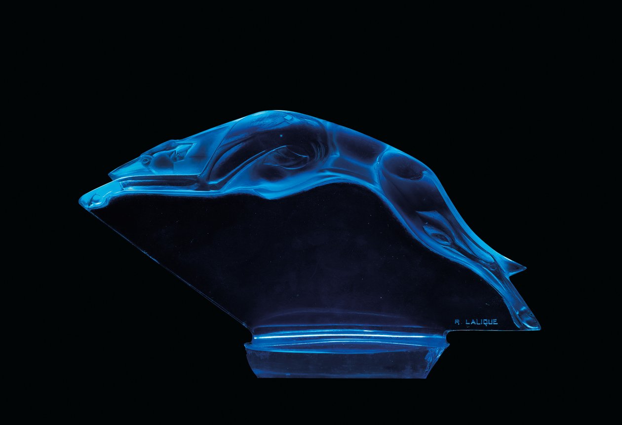 Vzácný maskot Levrier od Rene Jules Lalique