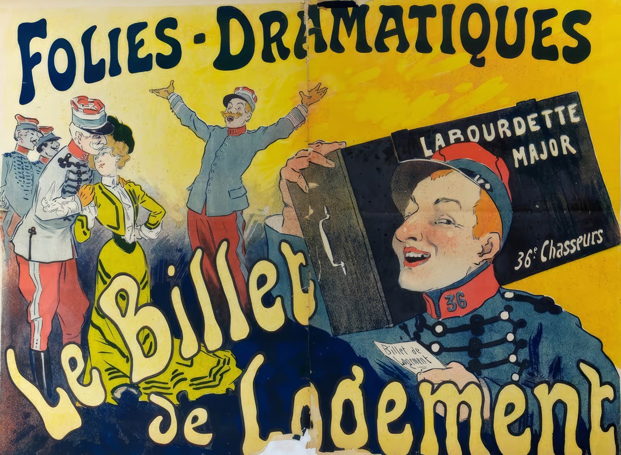 Ubytovací lístek od Rene Pean