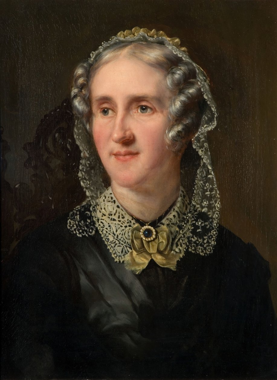 Portrét Elizabeth Stockdale Wilkinsonové 1799-71, 1853. od Reuben T W Sayers