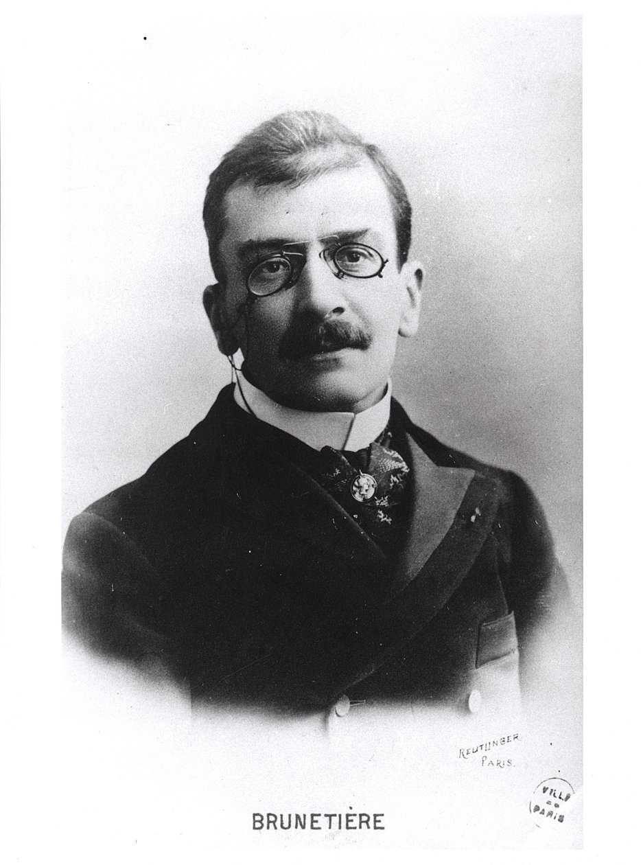 Portrét Ferdinanda Brunetiera (1849-1906) od Reutlinger Studio