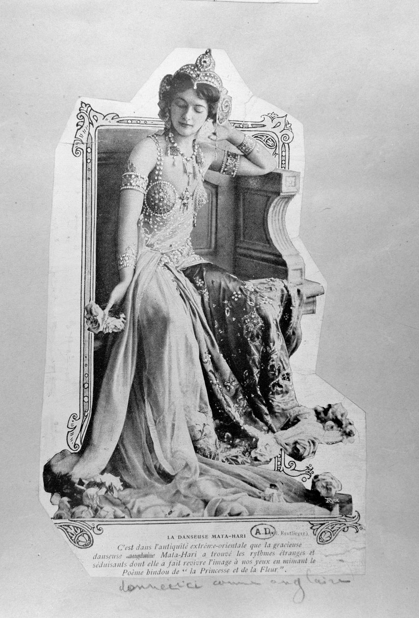 Mata Hari (1876-1917) 1910 od Reutlinger Studio