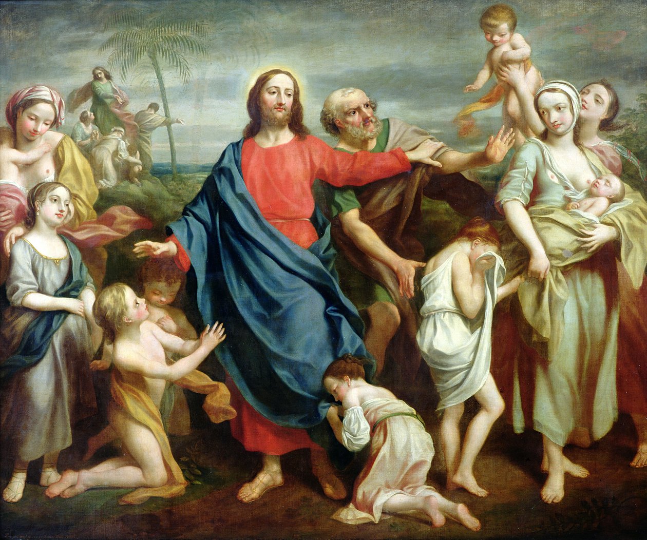 Nechte děti přicházet ke mně a nebraňte jim, 1746 od Rev. James Wills