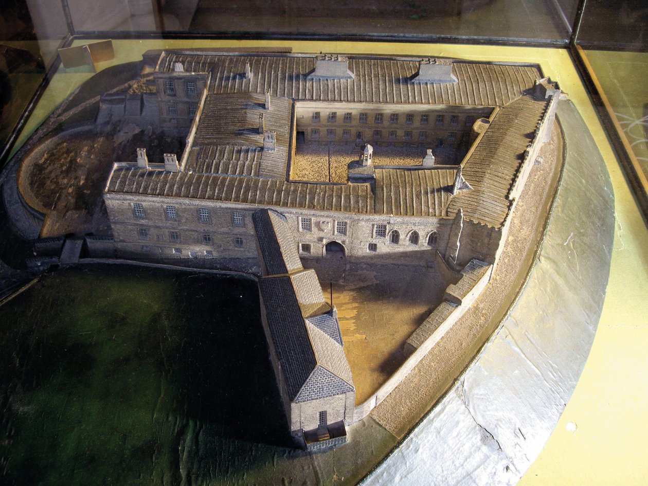 Model hradu Karla II., 1799 od Revd. William Mounsey