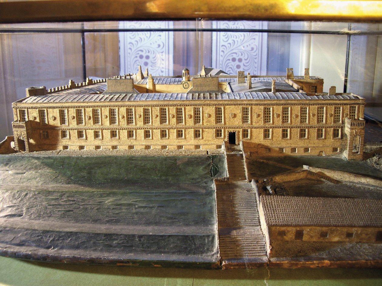 Model hradu Karla II., 1799 od Revd. William Mounsey