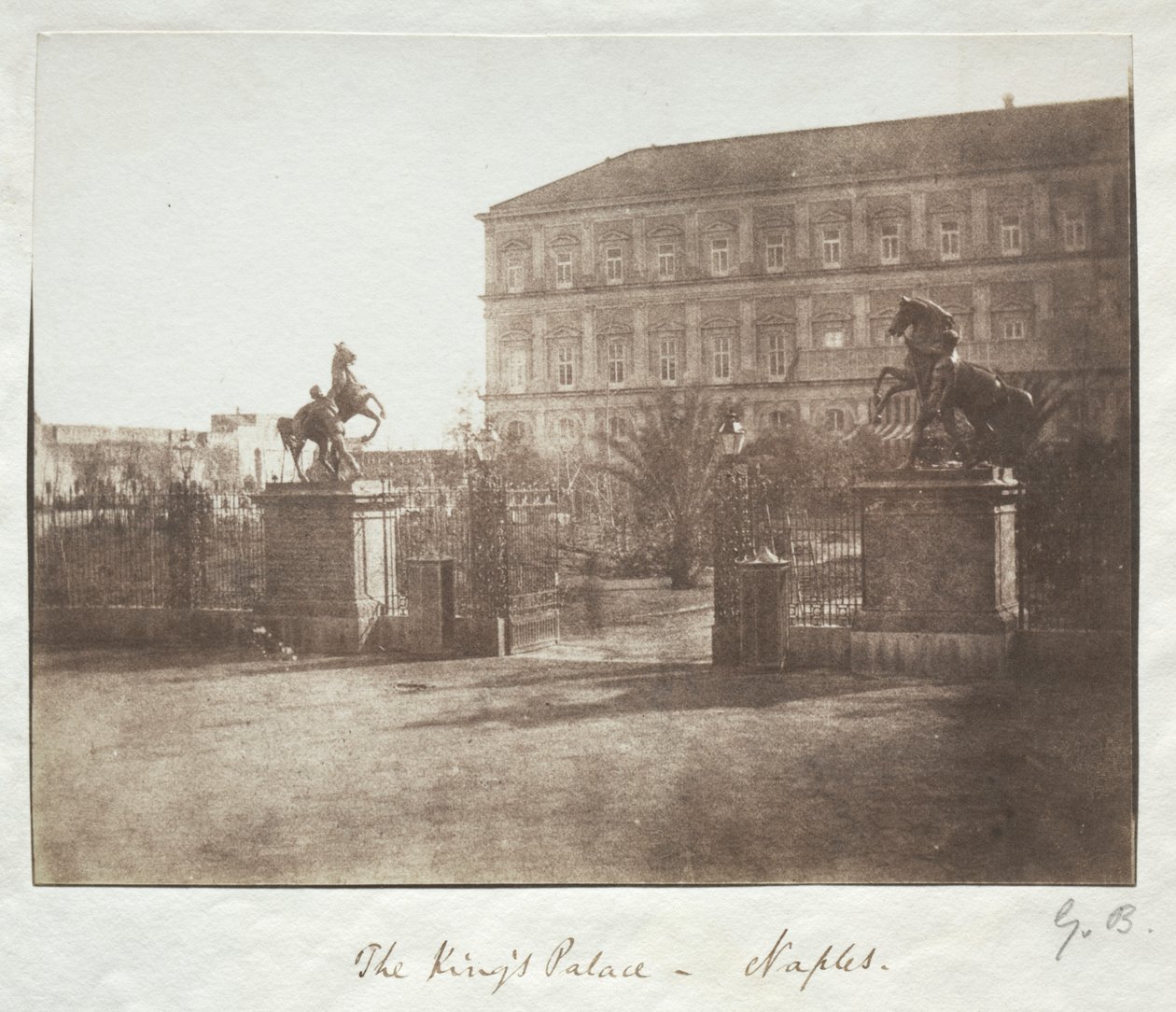 Královský palác, Neapol od Reverend George Wilson Bridges