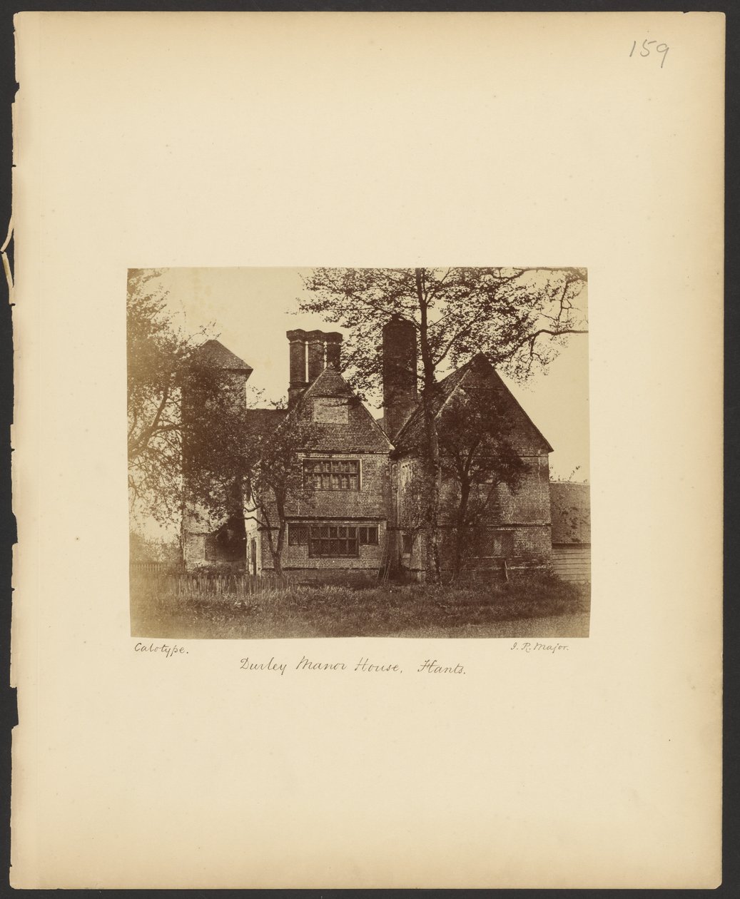 Durley Manor House, Hants od Reverend John Richardson Major