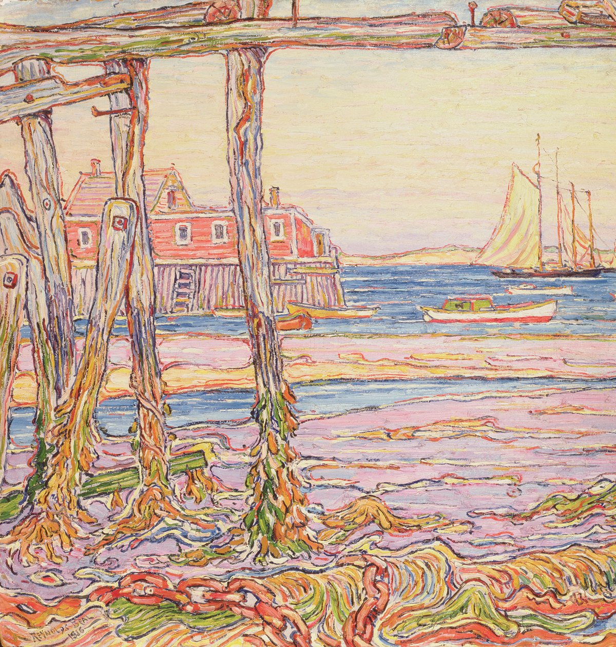 Odliv, Provincetown od Reynolds Beal