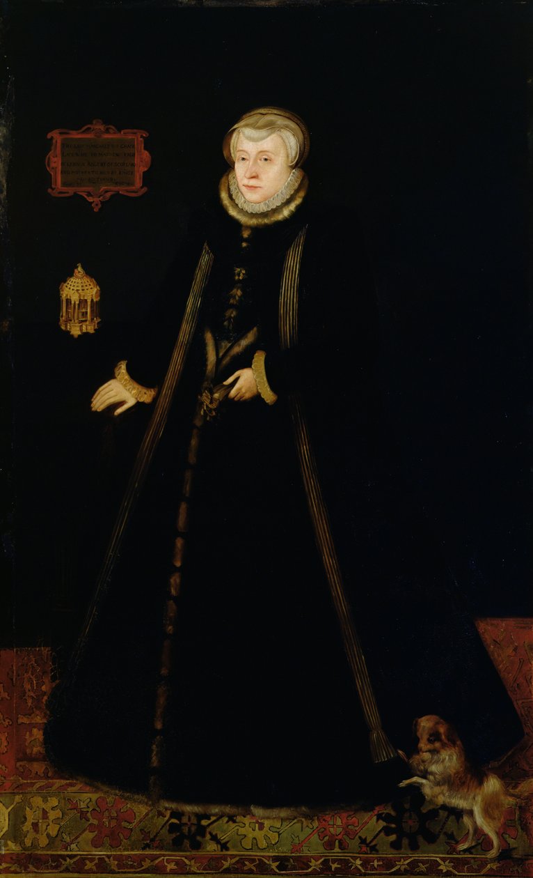Portrét lady Margaret Douglasové (1515-78) hraběnky z Lennoxu, podle Daniela Mytense staršího (asi 1590-1648) (olej na plátně) od Rhoda Sullivan