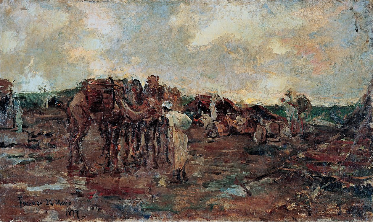 Zastavte se pro arabský karavan od Ricardo Madrazo y de Garreta