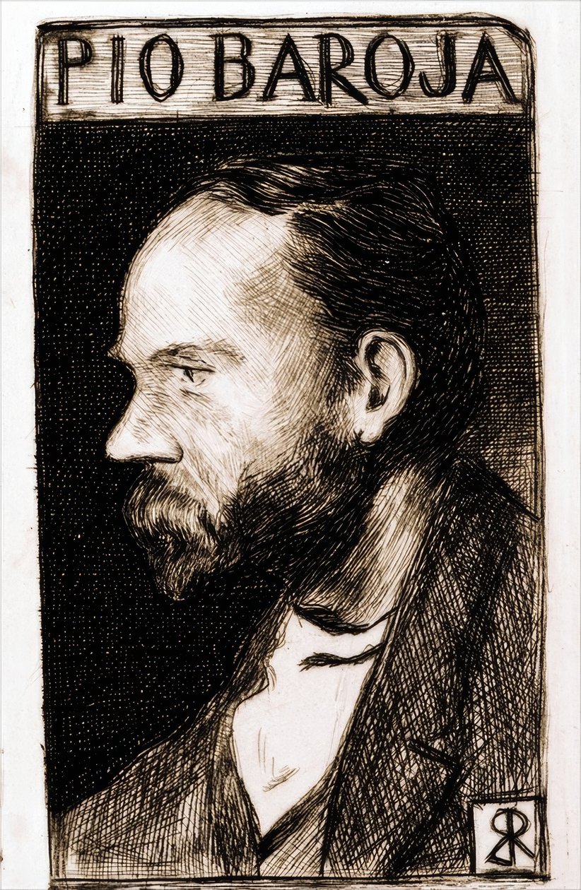 Kresba pro "Ex Libris od Ricardo Baroja