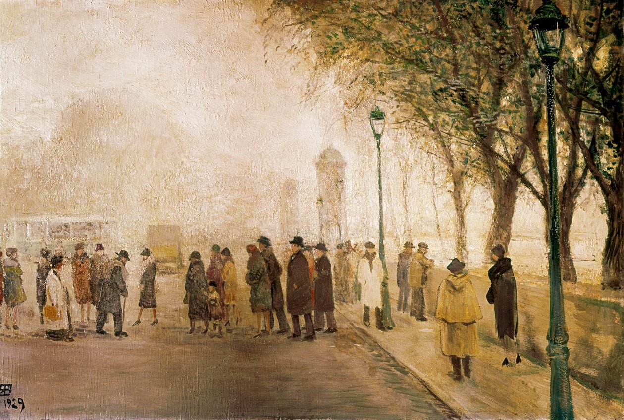 Le passage. (Olej na plátně od Ricardo Baroja