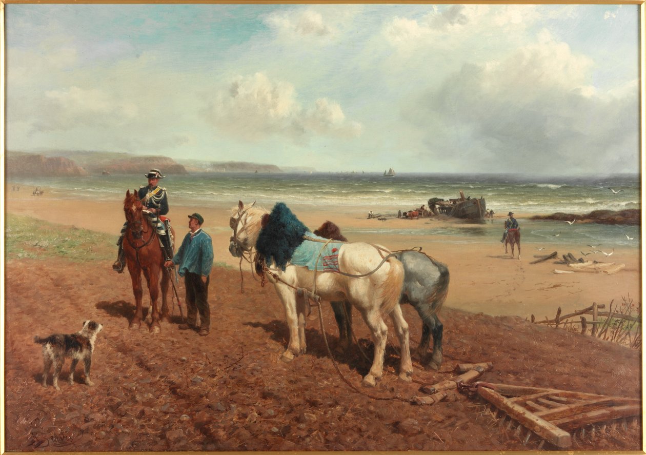 Příběh ztroskotání, cca 1872 od Richard Beavis
