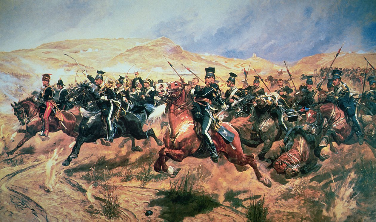 Útok lehké brigády, Balaklava, 25. října 1854 od Richard Caton Woodville junior