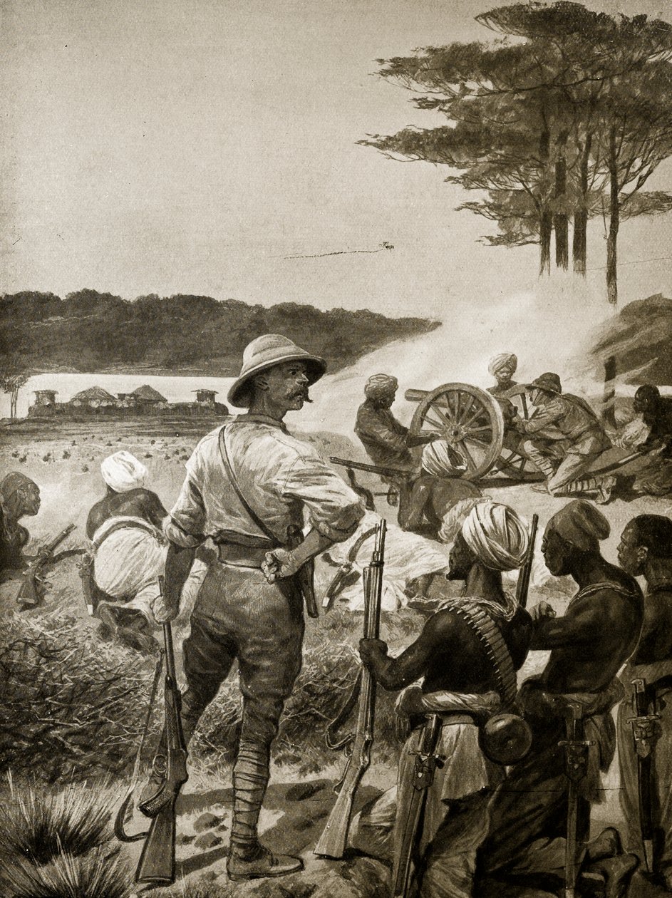 Britové na Zanzibaru od Richard Caton Woodville junior