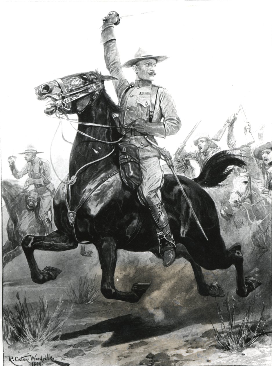 Obránce Mafekingu, plukovník Baden-Powell (1857-1941) v uniformě zvláštního sboru, který vychoval v Britském Bechuanalandu, 1899, vyryl Thomas Lascelles od Richard Caton Woodville junior
