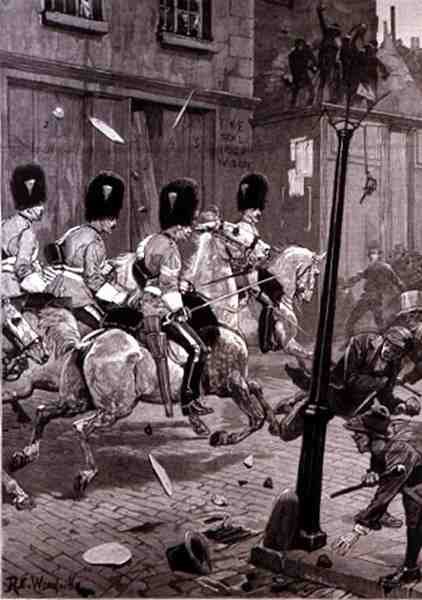 Agitace Irské ligy za půdu: z The Illustrated London News, 29. října 1881. od Richard Caton II Woodville