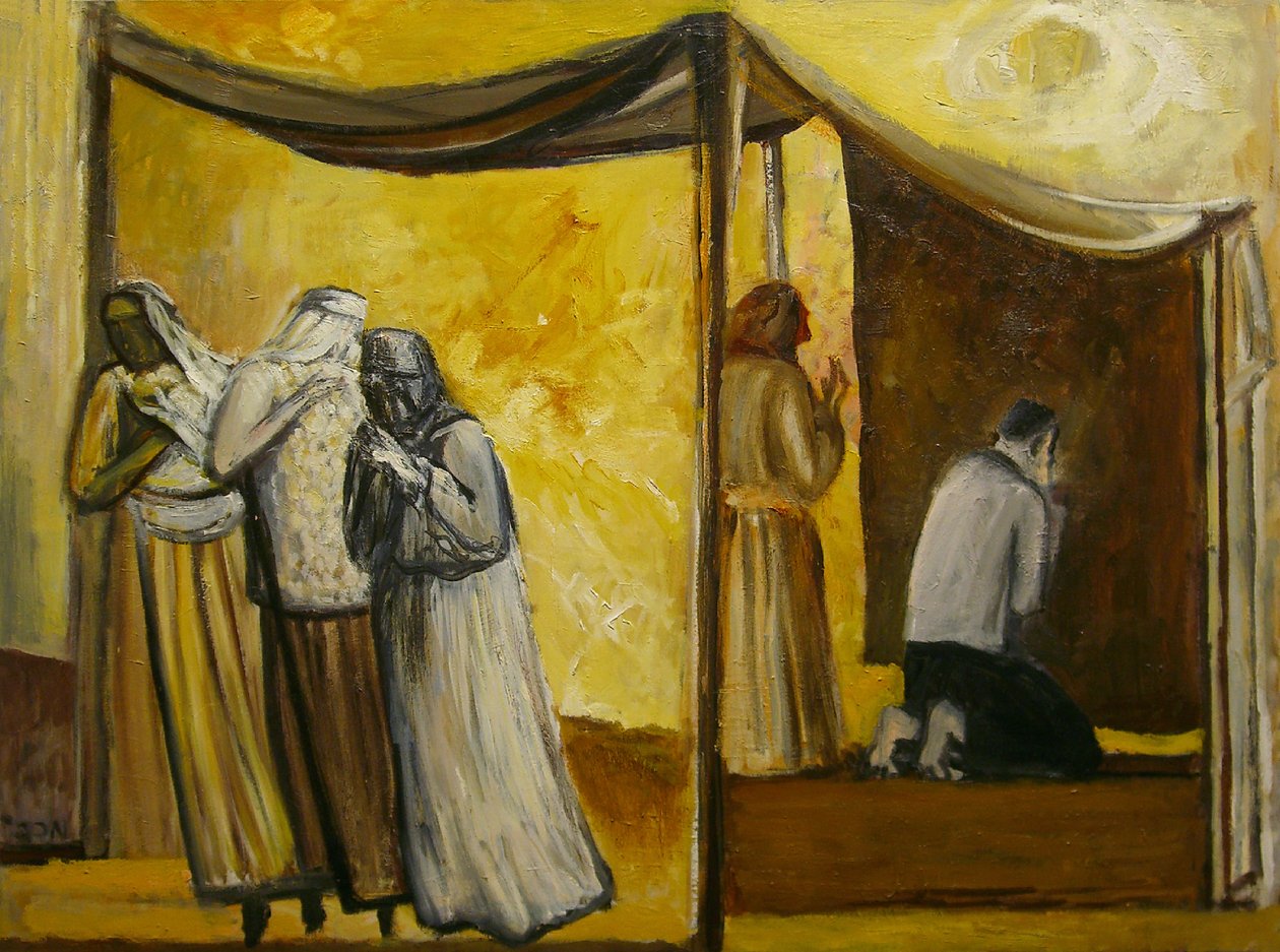 Abraham se modlí od Richard Contemporary Artist Mcbee