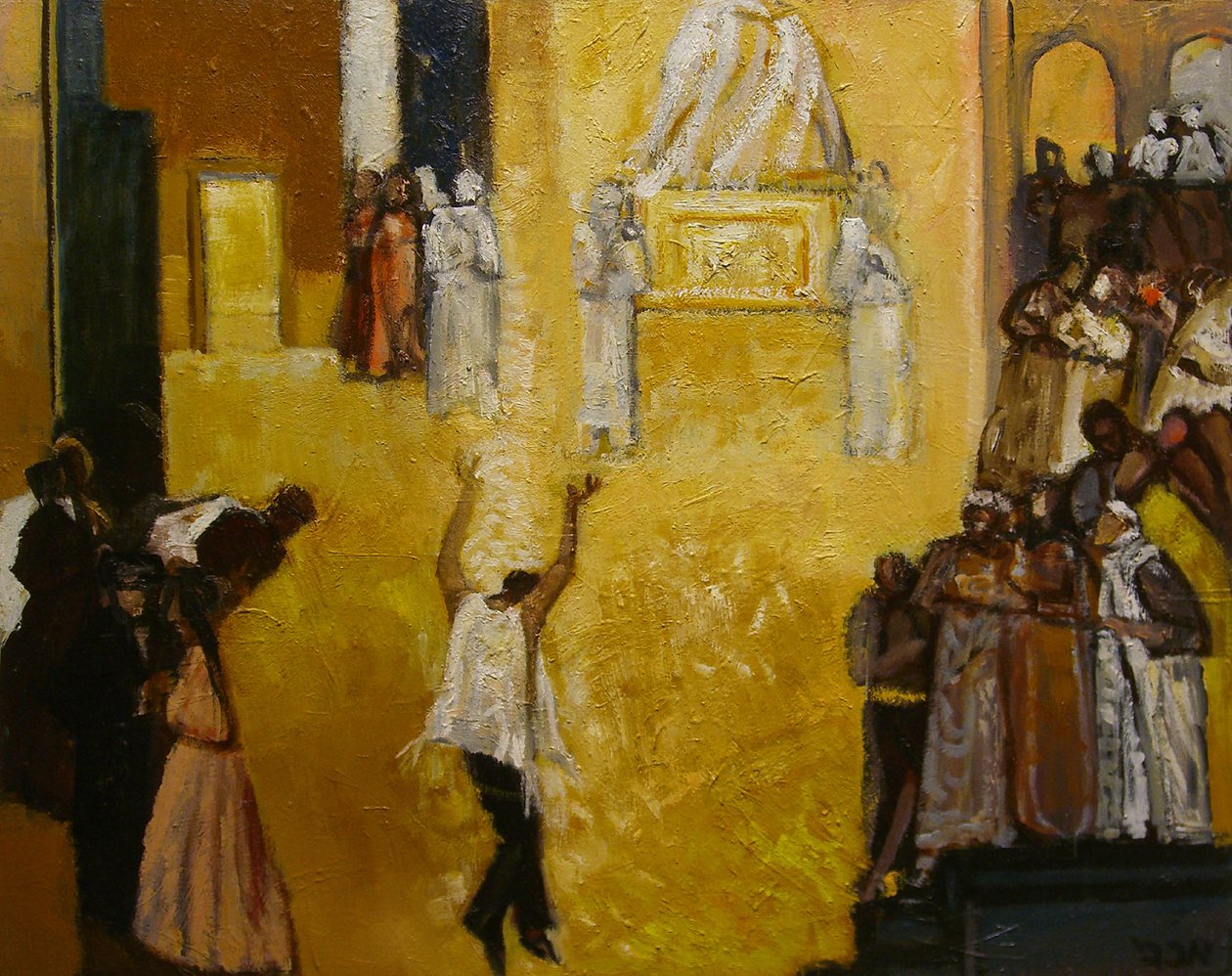 David Tančící sám, 2001 od Richard Contemporary Artist Mcbee